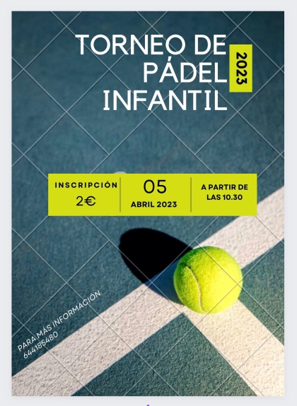 Torneo de Padel Infantil 2023